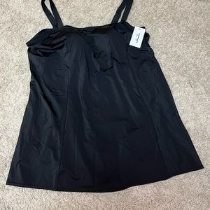 Swimsuits for All Brand Black One Piece Swimsuit Size 34 New With Tags